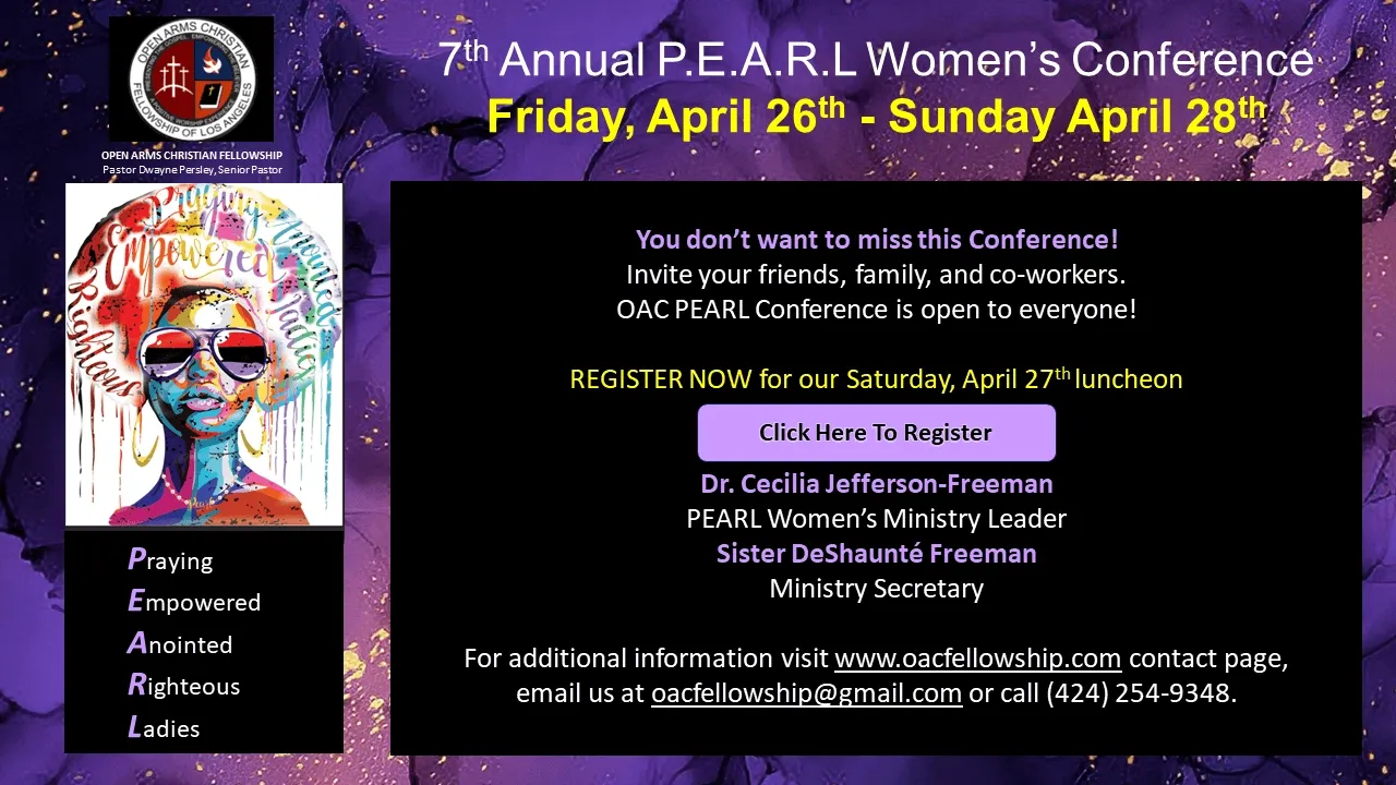 7th Annual P.E.A.R.L Women’s Conference